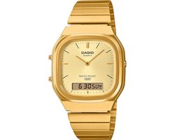 Casio Casio Collection Vintage AQ-240EG-9AEF Horloge - Staal - Goudkleurig - Ø 35 mm