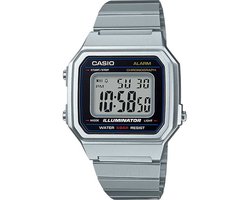 Casio collection horloge B650WD-1A-Zilverkleurig