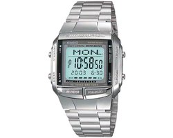 Casio Data Bank Serie - Herenhorloge - Dual Time - LED Verlichting - Retro Stijl