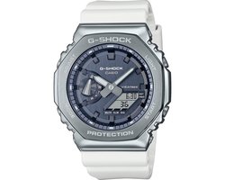Casio G-Shock GM-2100WS-7AER Horloge - Kunststof - Wit - Ø 45 mm