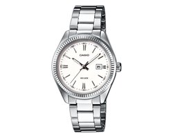Casio LTP 1302PD 7A1VEG Dames horloge zilver - 30 mm