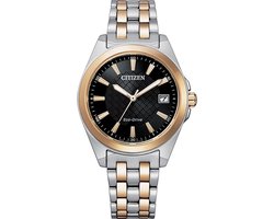 Citizen Classic Horloge - Citizen dames horloge - Bicolor Rosé - diameter 33.5 mm - roestvrij staal