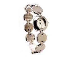 Clips 553-2006-88 Horloge - Staal - Zilverkleurig - Ø 23 mm