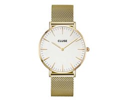 Cluse Boho Chic Mesh White, Gold Colour