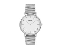 Cluse Boho Chic Mesh White, Silver Colour