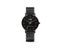 CO88 Collection 8CW-10075 - Horloge - Metalen band - zwart - Ã˜ 36 mm