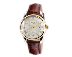 Dameshorloge - Leren Band - Roestvrij Staal - Verguld - Giftbox