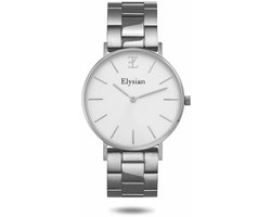 Elysian - Horloge Dames - Zilver - Schakelband - Waterdicht - 36mm - Cadeau Voor Vrouw