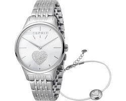 Esprit ES1L026M0225 horloge dames - zilver - edelstaal