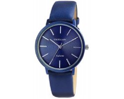 excellanc-1900260-002-dameshorloge-donkerblauw-diameter 38 mm