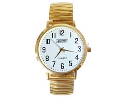 Fako - Horloge - Rekband - Featurely - 40mm - Goudkleurig