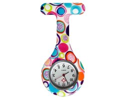Fako® - Verpleegstershorloge - Zusterhorloge - Verpleegster Horloge - Jelly Bubble