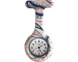 Fako® - Verpleegstershorloge - Zusterhorloge - Verpleegster Horloge - Siliconen Print - Arty
