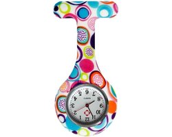 Fako - Verpleegstershorloge - Zusterhorloge - Verpleegster Horloge - Siliconen Print - Bubbels
