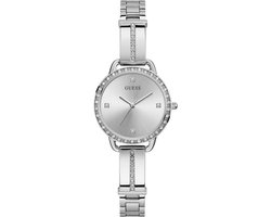Guess Dames Guess stalen dameshorloge zilver BELLINI GW0022L1 - Horloge - Staal - Zilverkleurig - 29.60 mm