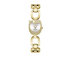 Guess Dames Horloge GW0683L2 Staal met Geelgouden Plating Quartz en Gouden Wijzerplaat