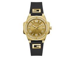 Guess G Hype GW0617L5 Horloge - Siliconen - Zwart - Ø 36 mm