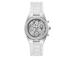 Guess Jelly GW0773L1 Horloge - Siliconen - Transparant - Ø 37 mm