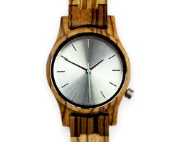Houten horloge | Sahara | Zebrano | 35 mm