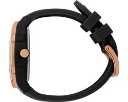 Ice Watch Ice Boliday - Black Rose-Gold 023315 Horloge - Siliconen - Zwart - Ø 46 mm