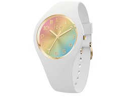 Ice Watch ICE champagne - White rainbow 025249 Horloge - Siliconen - Wit - Ø 37 mm