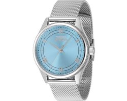 Invicta Celestial 48487 Dames Horloge - Waterdicht - Analoog - Quartz Uurwerk - Roestvrij Staal met blauwe Wijzerplaat - 36mm