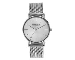 Lucardi Dames Donna Mae mesh horloge DM15280-632 - Horloge - Staal - Zilverkleurig - 40 mm