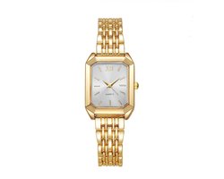 Macy Lou Horloge - Gold / Silver | Goudkleurig | Staal | Fashion Favorite