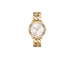 Michael Kors Slim Runway MK7472 Horloge - Staal - Goudkleurig - Ø 38 mm