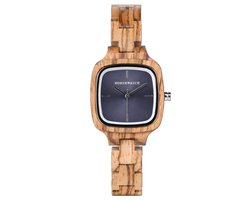 Northwatch official | Onyx | Houten horloge dames | Wij planten 3 bomen per verkocht horloge