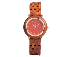 Northwatch official | Zircon | Houten horloge dames | Wij planten drie bomen bij uw aankoop