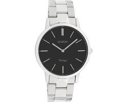 Oozoo Dames horloge-C20031 zilver (38mm)