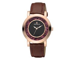 Orphelia Hermosa OR11703 Horloge - Leer - Bruin - Ø 36 mm