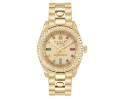 Philipp Plein Queen PWDAA0721 Horloge - Staal - Goudkleurig - Ø 36 mm