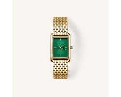 Rosefield horloge HEGSG-H05 Heirloom Emerald Dial Steel Gold