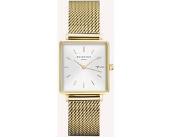 Rosefield The Boxy Dames Horloge - Goud Ø26 X 28mm - QWSG-Q03