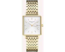 Rosefield The Boxy Dames Horloge - Goud Ø26 X 28mm - QWSG-Q09