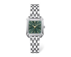 Scottie Dames Horloge Zilver&Groen | Dames Horloge | Best Verkochte Horloges | Luxe Geschenkdoos | Borasi | Dames Sieraden |