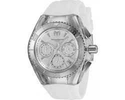 TechnoMarine Cruise TM-120033 Dames Horloge - Waterdicht - Analoog - Quartz Uurwerk - Roestvrij Staal met zilveren Wijzerplaat - 40mm