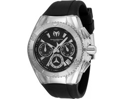 TechnoMarine Cruise TM-120034 Dames Horloge - Waterdicht - Analoog - Quartz Uurwerk - Roestvrij Staal met zwarte Wijzerplaat - 40mm