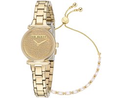 Ted Baker Jolyye Quartz Analoog Horloge Goudkleurig Kast: 100% Roestvrij Staal | Armband: 100% Roestvrij Staal 26 mm BKGJLF507W0, BKGJLF508W0