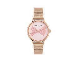 Ted Baker Phylipa Iconic Quartz Analoog Horloge Goudkleurig Kast: 100% Roestvrij Staal | Armband: 100% Staal 36 mm BKPPHF410W0