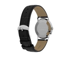 Timex Marlin® Quartz Quartz Analoog Horloge Zwart Kast: 100% Roestvrij Staal | Armband 100% Leer 38 mm TW2Y37600AJ, TW2Y37700AJ