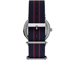 Timex Timex X Peanuts® Weekender Cool Joe Quartz Analoog Horloge Blauw Kast: 100% Laag Lood Messing | Armband 100% Textile 35 mm TW2Y31100VV