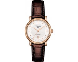 Tissot Carson T1222073603100 Horloge - Leer - Bruin - Ø 30 mm