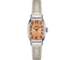Tissot Heritage Porto T1281091628200 Horloge - Leer - Grijs - Ø 25.5 mm