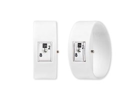 TOO LATE - siliconen horloges - Analog - White - Polsmaat M