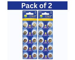 AG13 Alkaline Knoopcelbatterijen – 2 stuks ( 20 stuks) - Geschikt voor 1,55V LR44 / L1154 / A76 / 357 / 157