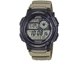 Casio Casio Collection AE-1000W-5AVEF Horloge - Kunststof - Groen - Ø 43 mm