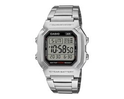 Casio Casio Collection W-800HD-1AVEF Horloge - Staal - Zilverkleurig - Ø 36 mm